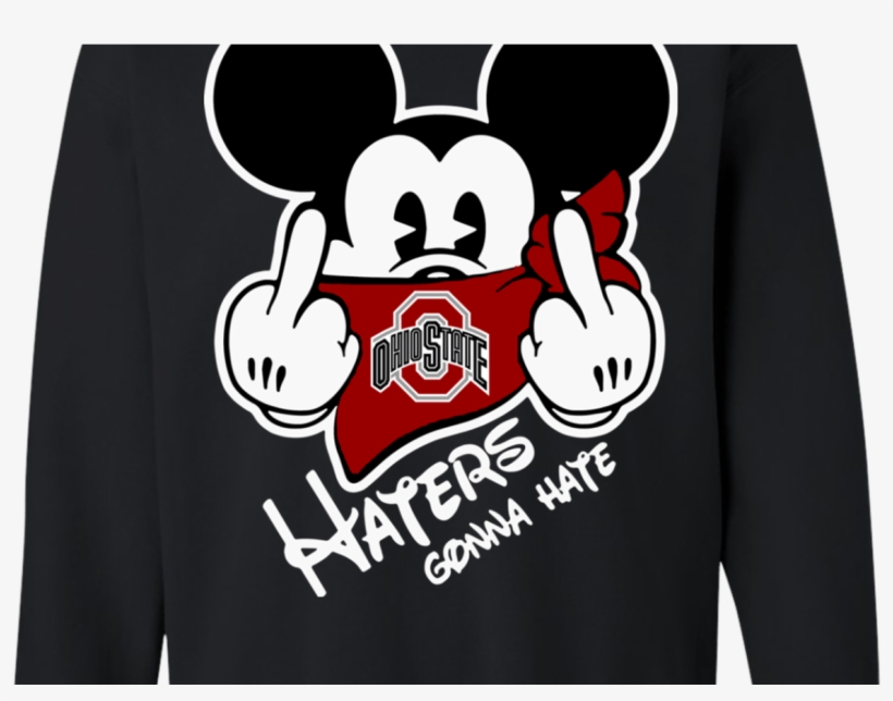Ohio State Buckeyes Haters Gonna Hate Mickey Mouse - Ohio State University, transparent png