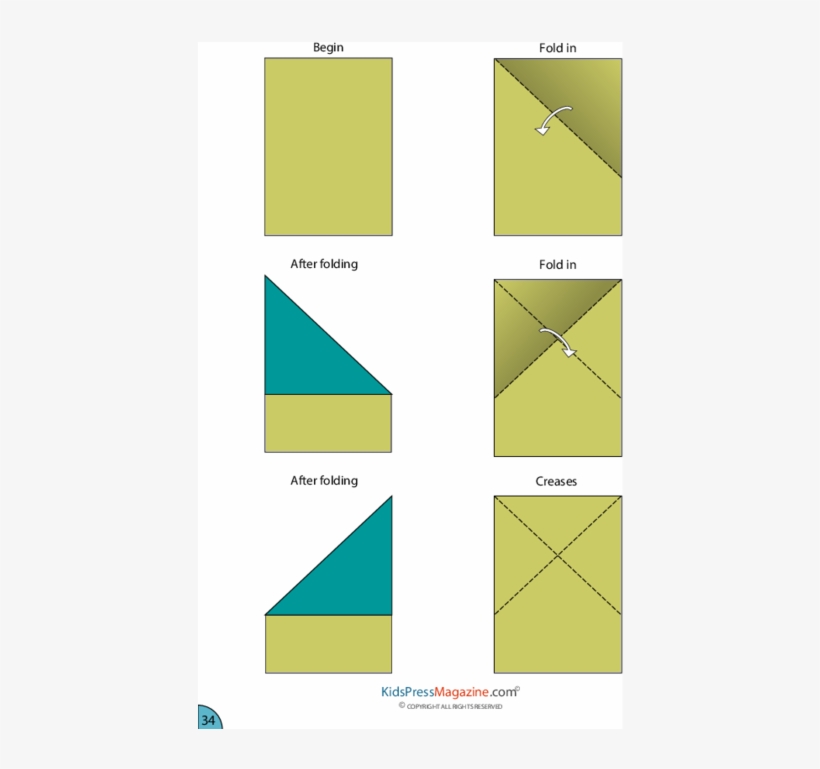 Paper Airplane Instructions Fuselage - Fuselage Paper Airplane, transparent png