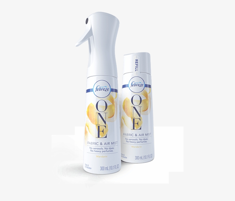 Febreze One Fabric And Air Mists Scents, transparent png