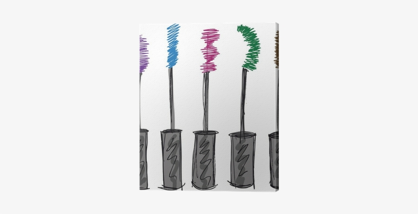Sketch Of Eyelash Brush, transparent png