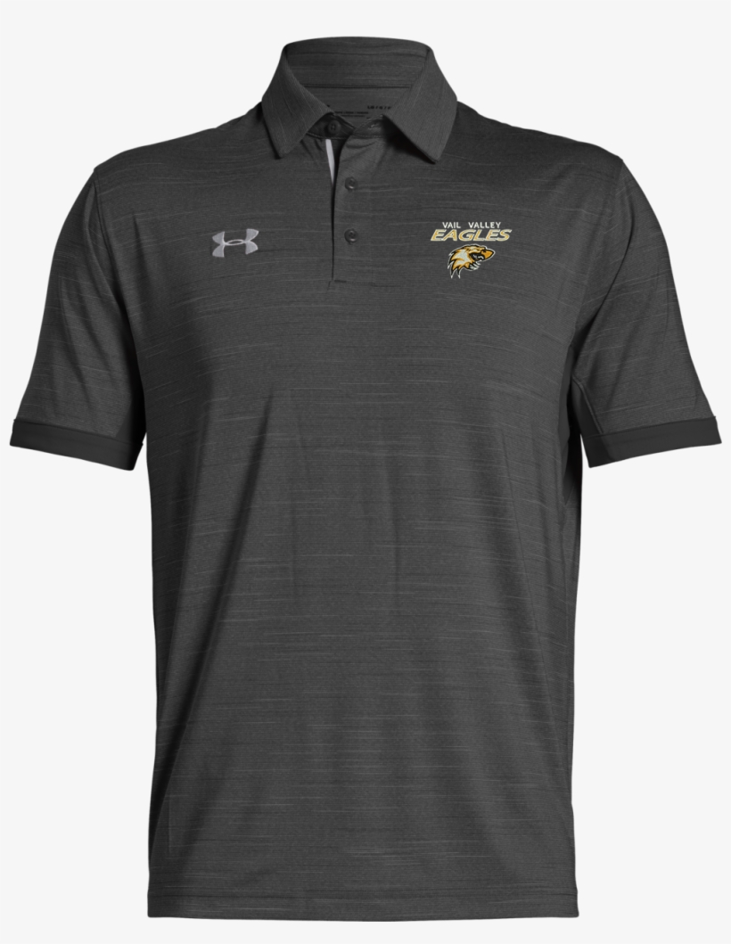 Under Armour Elevated Polo Front View In Black With - Lacoste Piké, transparent png