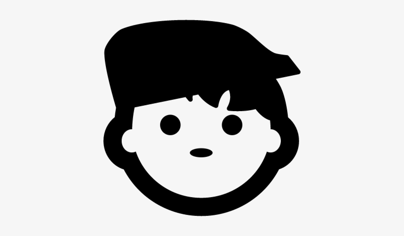 Boy Face With Bandana Vector - Icons Little Boy, transparent png