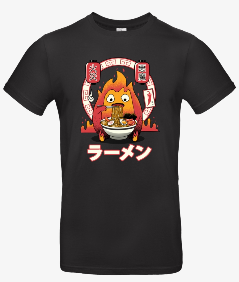 Vincent Trinidad Fire Demon Ramen T-shirt B&c Exact - E Mc2 T Shirt, transparent png
