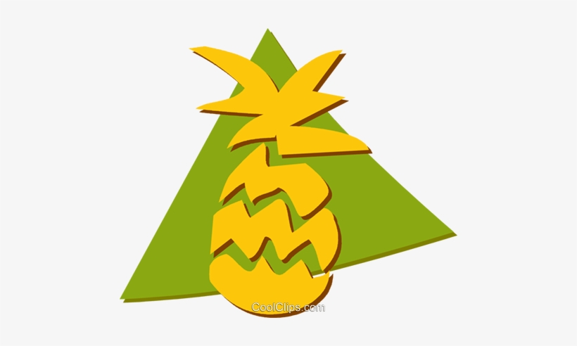 Abacaxi Livre De Direitos Vetores Clip Art Ilustração - Abacaxi Png Vetor, transparent png