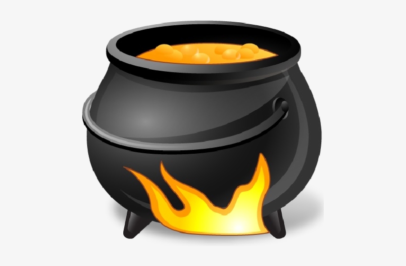 Witches Cauldron Halloween Cartoon Clip Art - Halloween Witches Cauldron Cartoon, transparent png