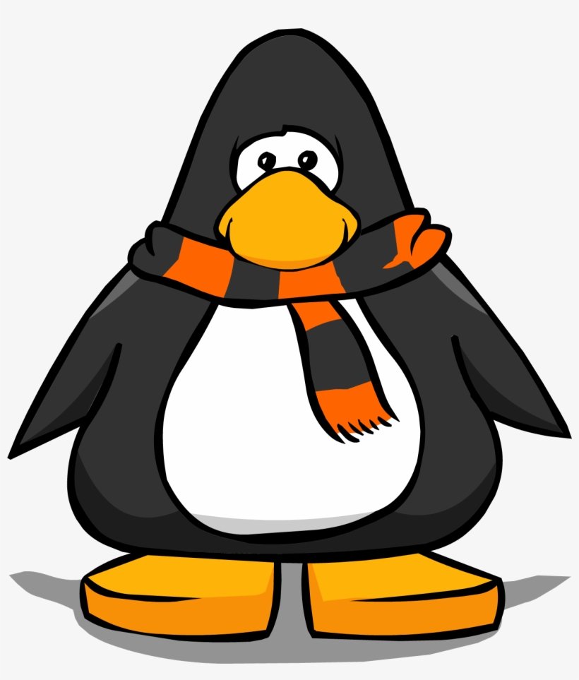 Halloween Scarf Pc - Penguin From Club Penguin, transparent png