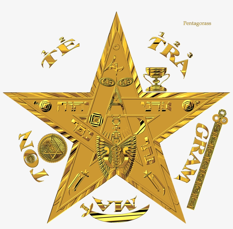 Mistico-pentagrama - Esotericism, transparent png