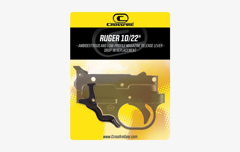 Ruger 10/22 Ambidextrous Magazine Release Lever - Crossfire 10 22 Mag Release, transparent png