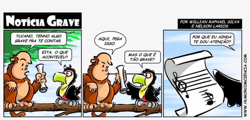 Noticia-grave - Tirinhas Musicais, transparent png