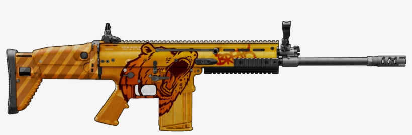 Wink Wink @playerunknown @pubg " - Fortnite Scar In Real Life, transparent png