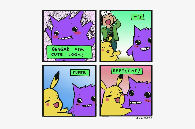 Oh God Why - Cute Gengar, transparent png