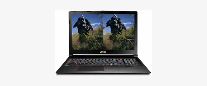 Uploaded With Fxadmn - Msi Gp72x Leopard Pro-622, Core I7-7700hq, 16gb, Gtx1050ti,, transparent png