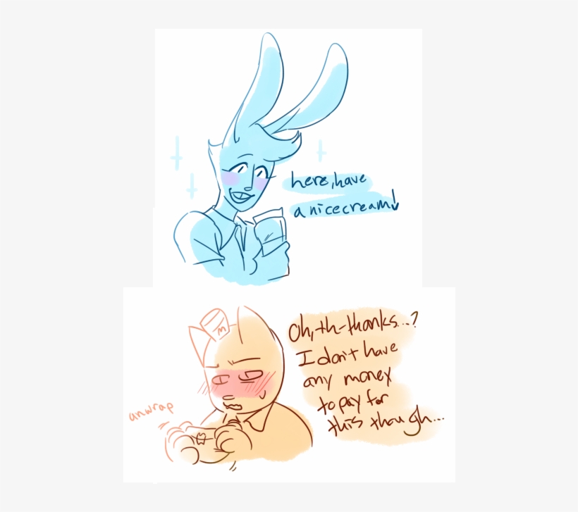 Image - Burgerpants And Nicecream Guy Underswap, transparent png