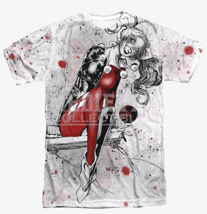 Harley Quinn Sketch T-shirt - Sexy Harley Quinn T Shirt, transparent png