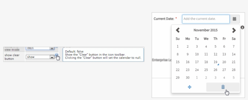 Won't Show The Clear Button In The Date Picker Calendar - Ios Pickers Clear Button, transparent png