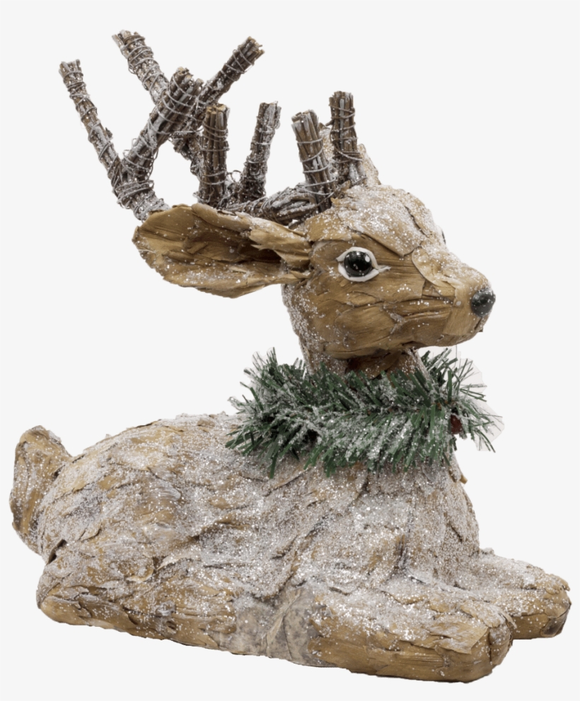 Fx89252 840346145764 Laying Deer Fx89254 840346145788 - Statue, transparent png