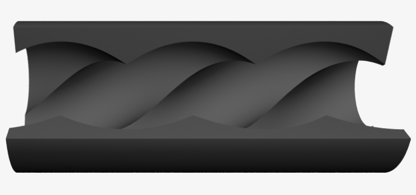 Progressive Cavity Pump Rubber Stator - Progressive Cavity Pump Stator, transparent png