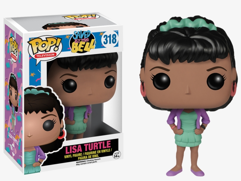 Lisa Turtle Pop Vinyl Figure - Saved By The Bell Funko Pop, transparent png