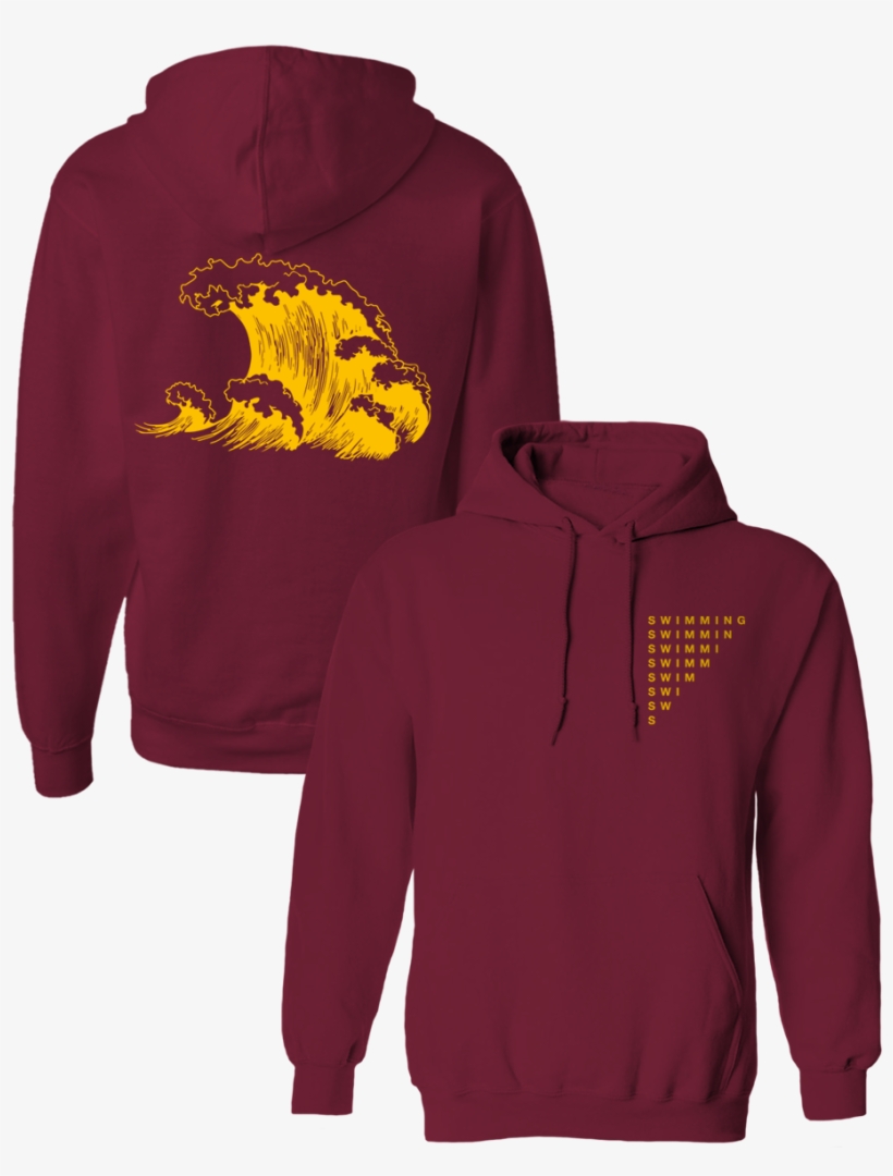 Swimming Wave Hoodie - Mac Miller Swimming Wave, transparent png