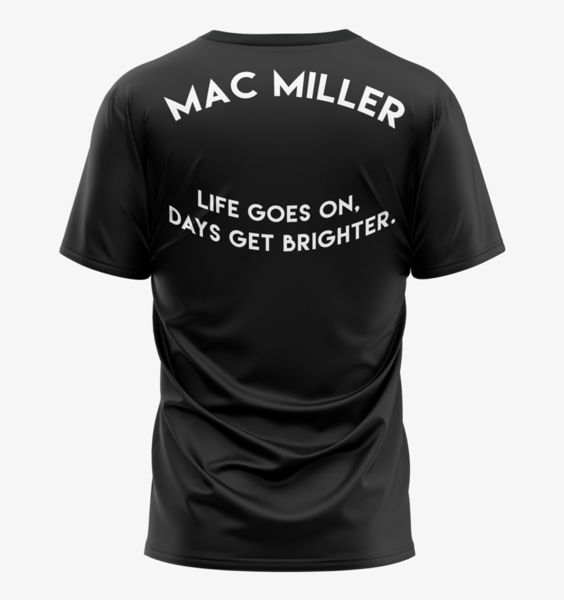 Mac Miller Tshirt Back, transparent png