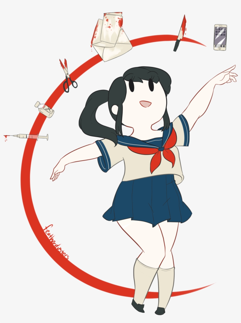 Yandere-chan I Finished The Thing From All Those Thumbnails - Video Game, transparent png