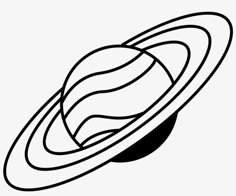 Saturn Drawing Planet Cassini Mission - Pencil Drawing Of Saturn, transparent png