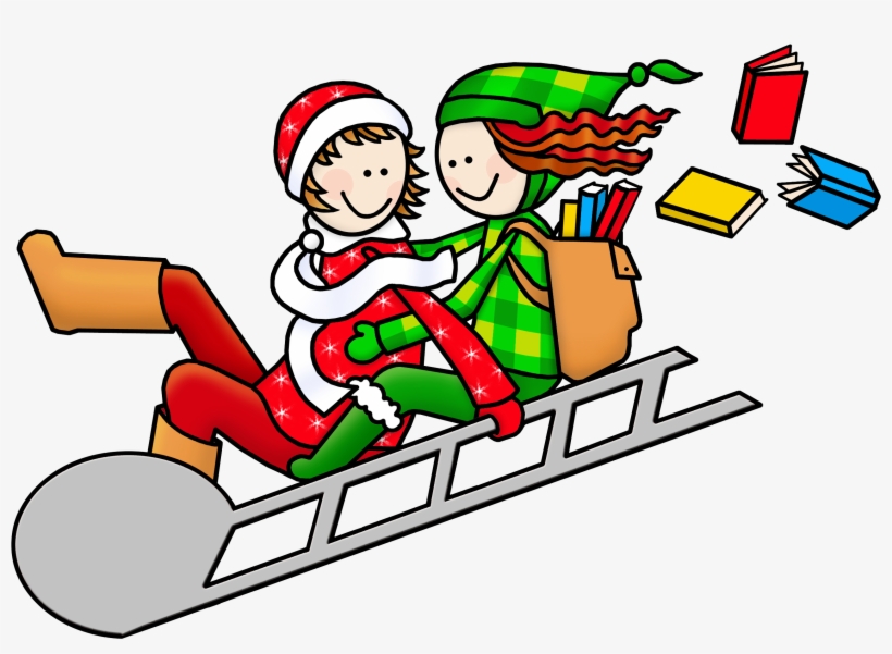 Snow Sledding Slideshow - Menomonie Public Library, transparent png