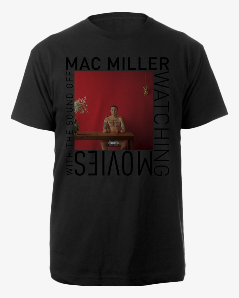 Mac Miller Album Cover Shirt - Mac Miller - Watching Movies With The Sounds Off (vinyl), transparent png