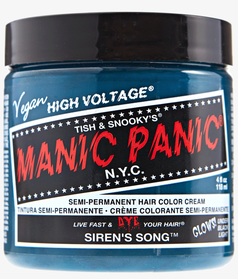 Manic Panic Classic Creme Hair Color, Blue, transparent png