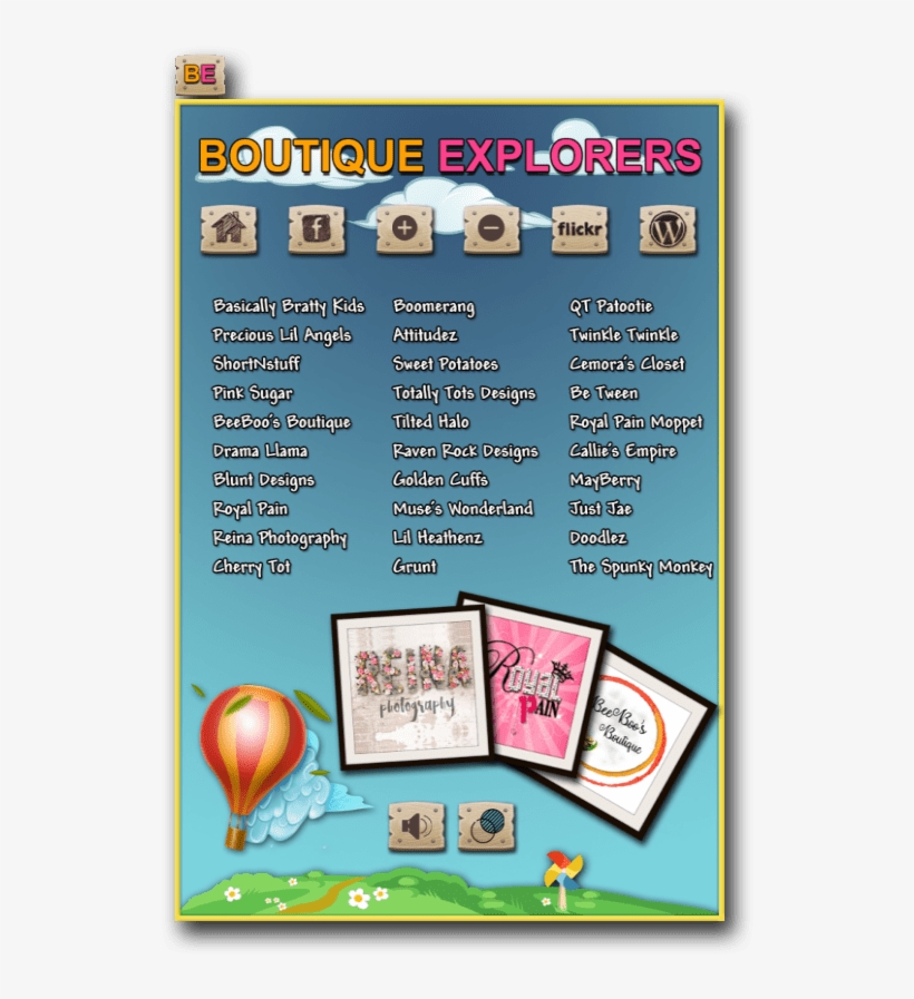 Boutique Explorers Hud V2 - Poster, transparent png