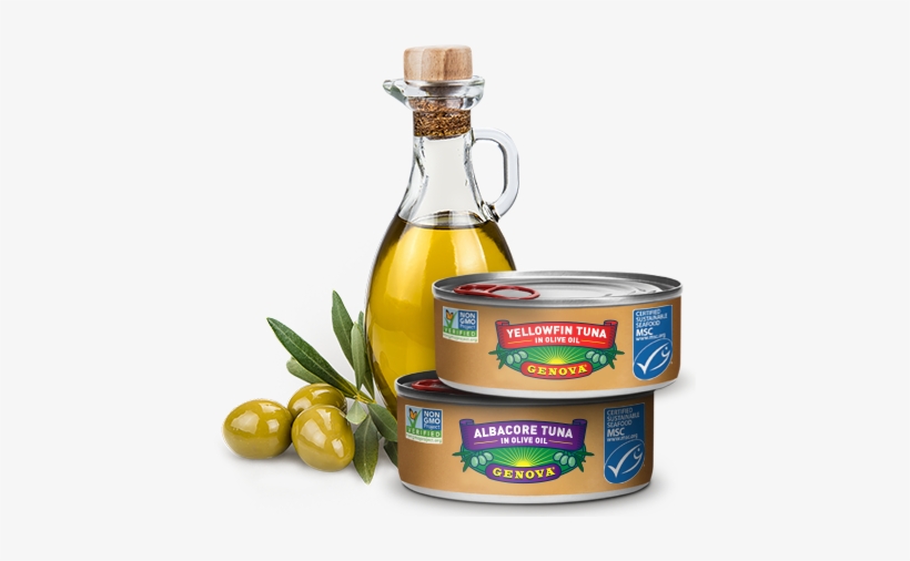 Premium Canned Tuna In Olive Oil - Olive Oil, transparent png
