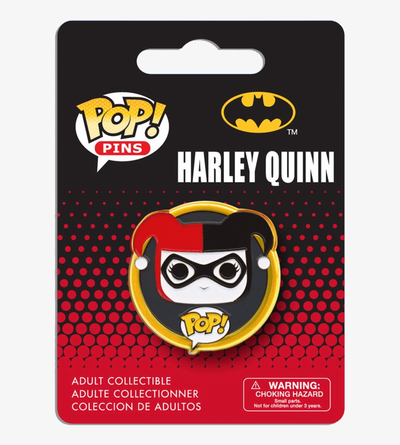 Dc Universe Harley Quinn Pop Pin - Dc Comics Batman Harley Quinn Pop! Pin, transparent png