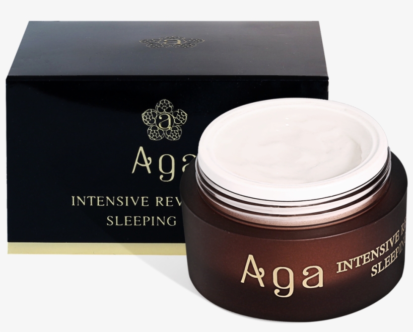 Aga Intensive Revitalizing Sleeping Mask, transparent png