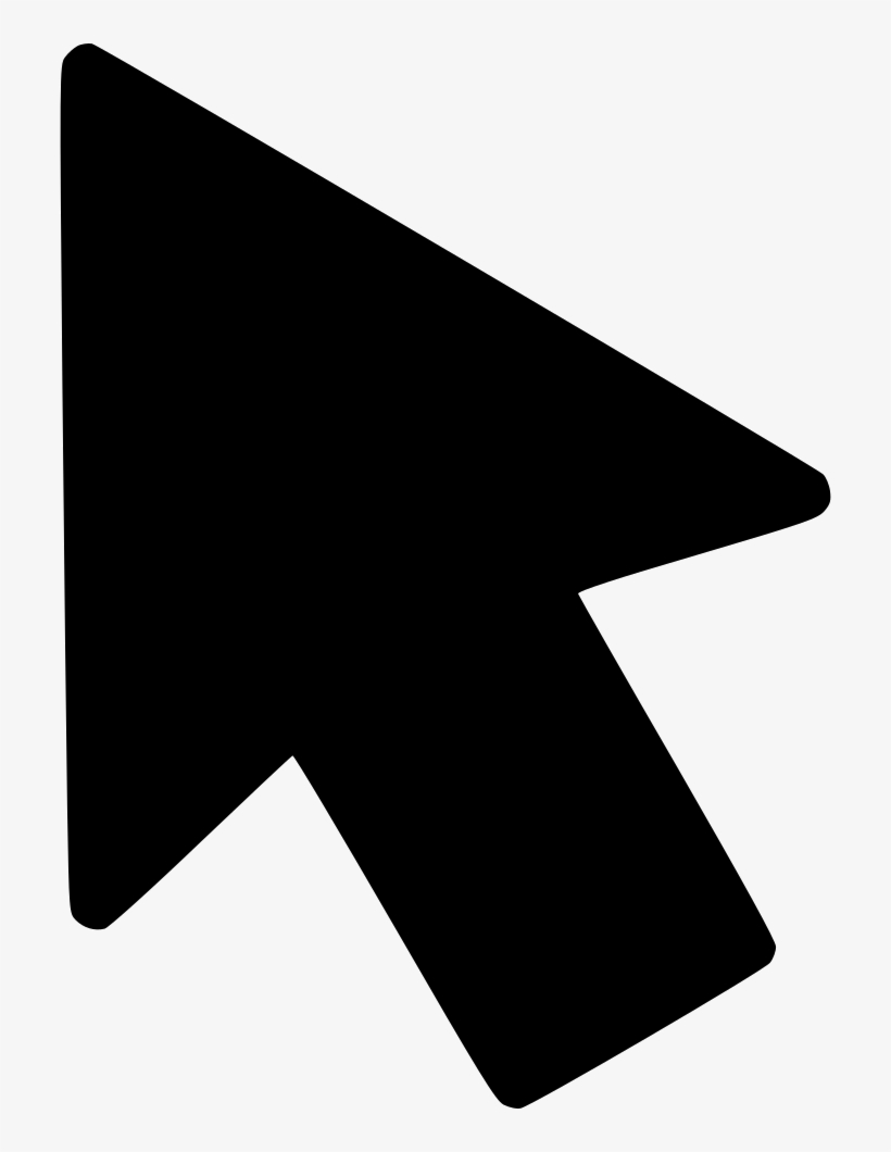 Arrow Click Mose Cursor Comments - Mouse Icon Free, transparent png