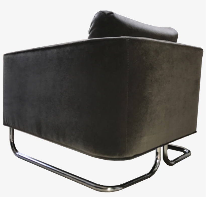Mink Velvet Arm Chair Corner, transparent png