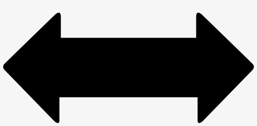 Bidirectional Arrow - - Arrow Pointing Right And Left, transparent png