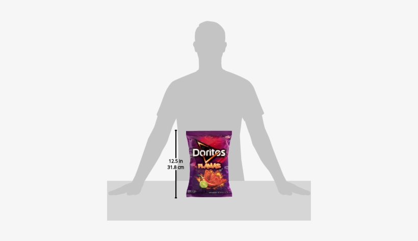 Doritos Flamas Tortilla Chips 9.75 Oz. Bag, transparent png