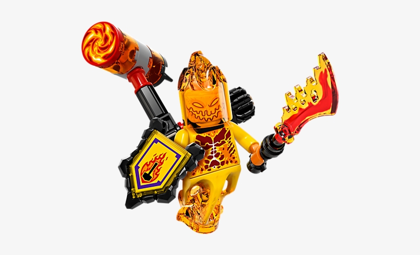 70339 Alt2 - Lego Nexo Knights Ultimate Flama, transparent png