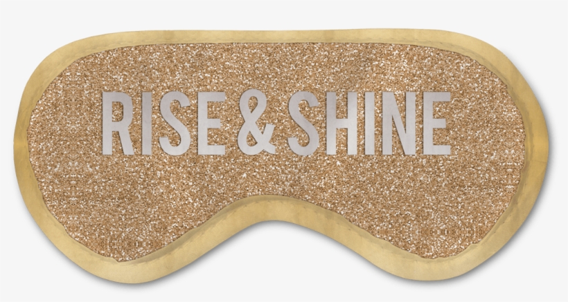 Rise & Shine Eye Mask - Glitter, transparent png