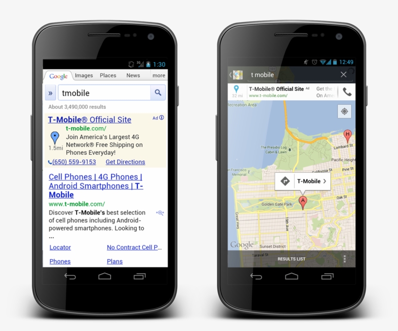 The Main Goal, Given That Most People Doing A Search - Mobile Search Ads Google, transparent png