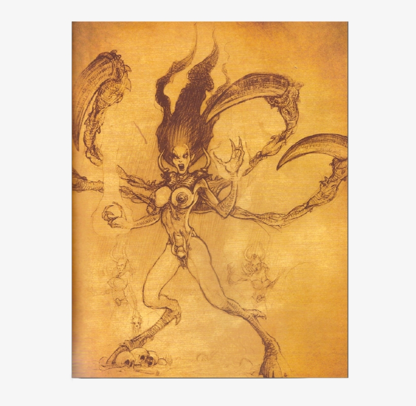 Andariel - Andriel Diablo 2 Ero, transparent png