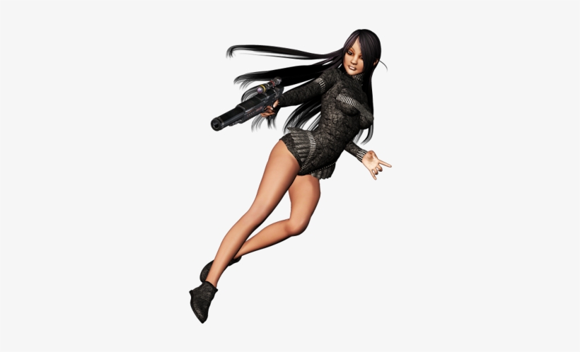 Lady-shooter - Portable Network Graphics, transparent png