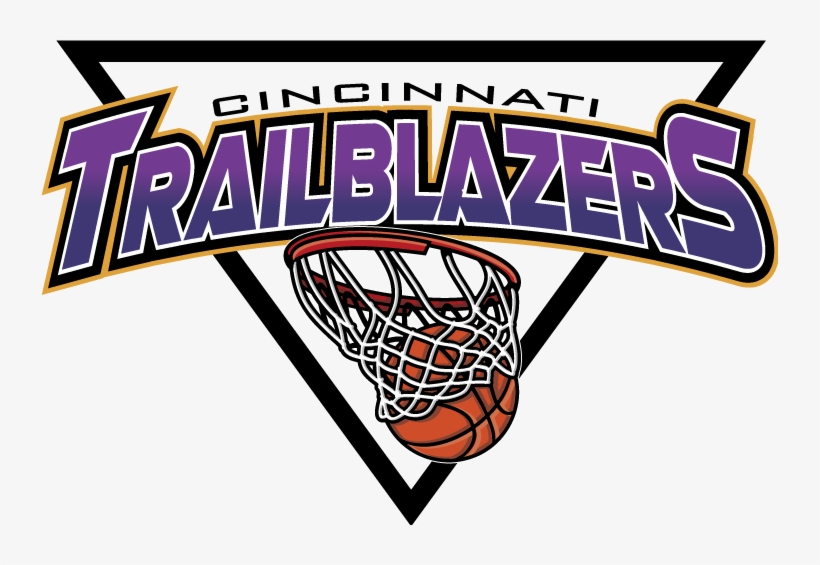 Cincinnati Trailblazers - Sticker Basketball Durable Boat (18 X 12,8 In. ) Fully, transparent png