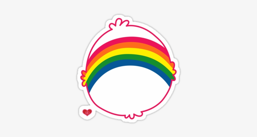 Also Available In Sticker - Care Bear Rainbow Logo, transparent png