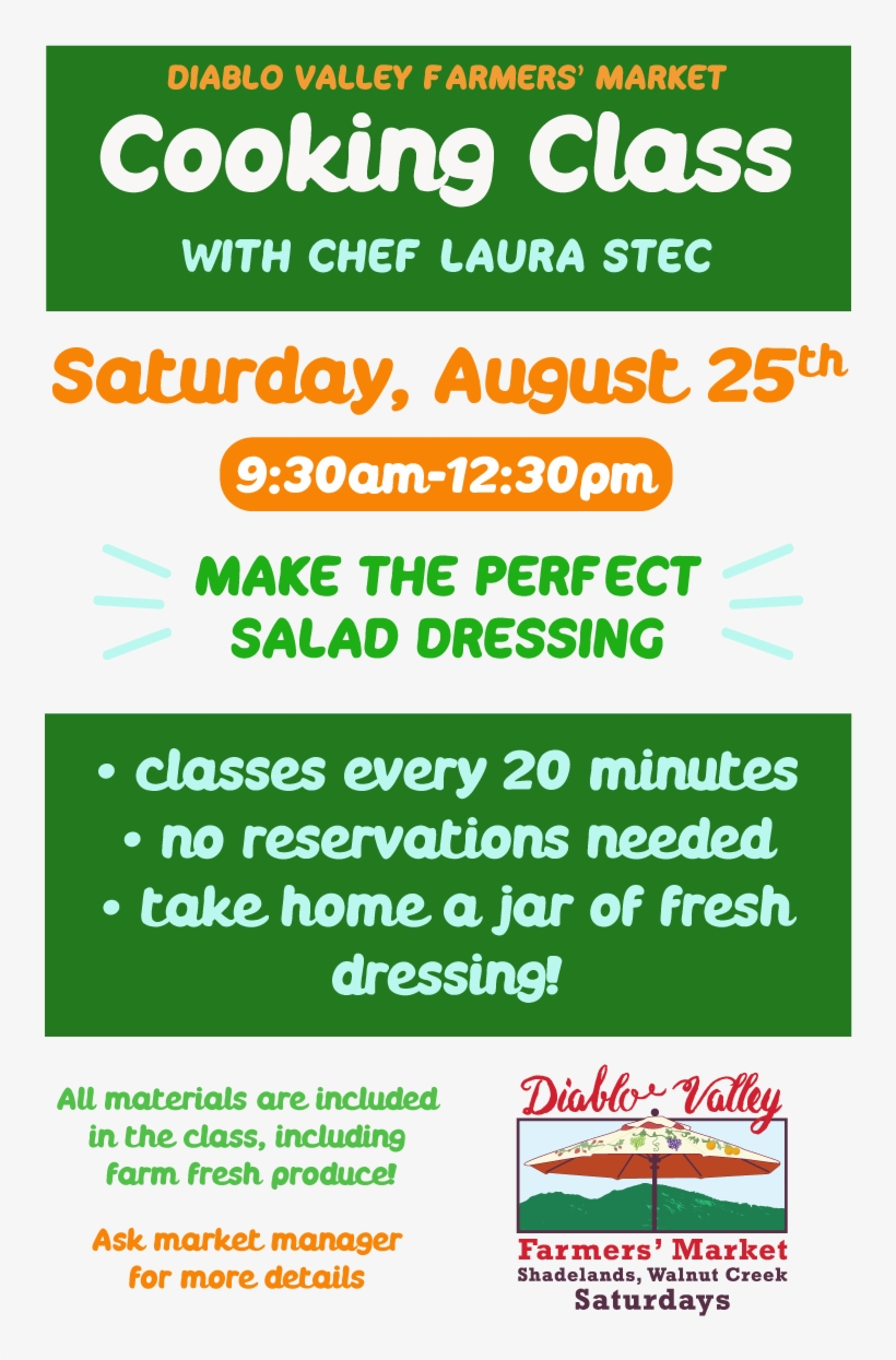 Dv Cooking Class Flyer 2018 2 - Flyer, transparent png