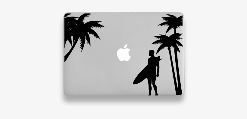 The Perfect Choice For - Autocollants Muraux Me037 Surfeur 60 X 47 Cm, transparent png