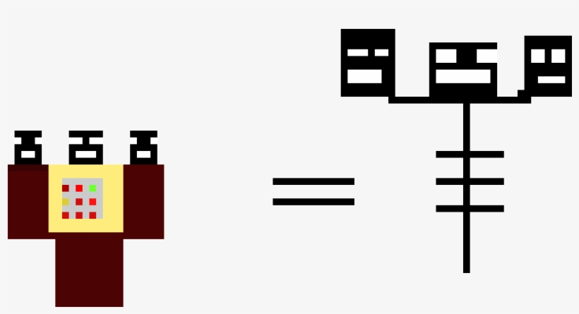 This Is How A Wither Is Made With Intructions - Graphic Design, transparent png