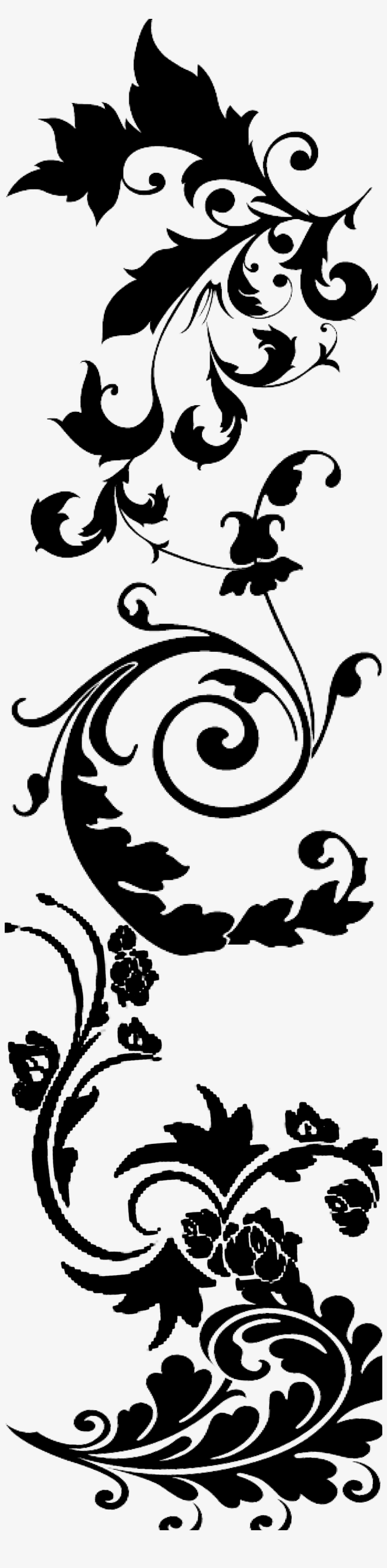 It Is A Rock In A Rock Crushing Machine, Turning To - Indigos Ug Wandtattoo D158 Hübsche Pflanze Ranke Tribal, transparent png