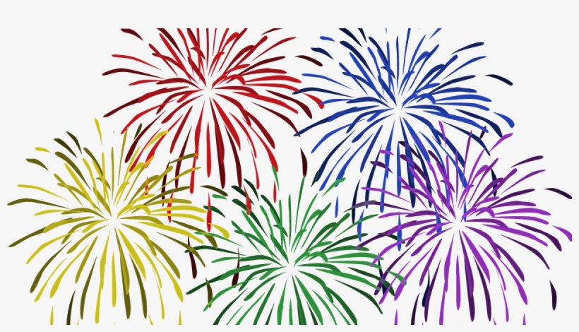 Free Download Fireworks Vector Clipart Fireworks Clip - New Year Fireworks Clipart, transparent png