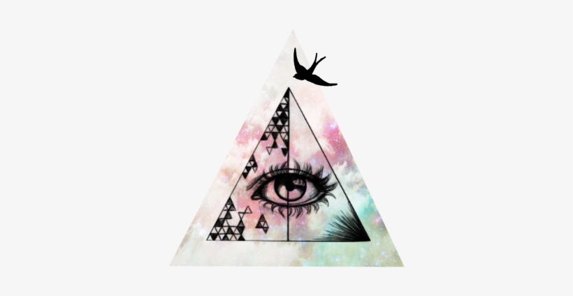 Triangle Eye Shape Hipster Vintage Retro Lack White - Throw Pillow, transparent png